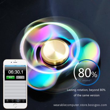 Top Anti Stress Toys Fidget Spinner EDC Sensory Tri Spinner Plastic Gyro Hand Finger Spinning Precision Gyroscope